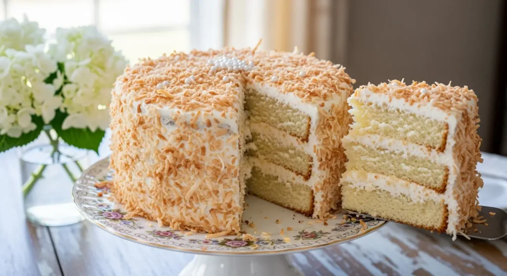 Old Fashioned Coconut Cake