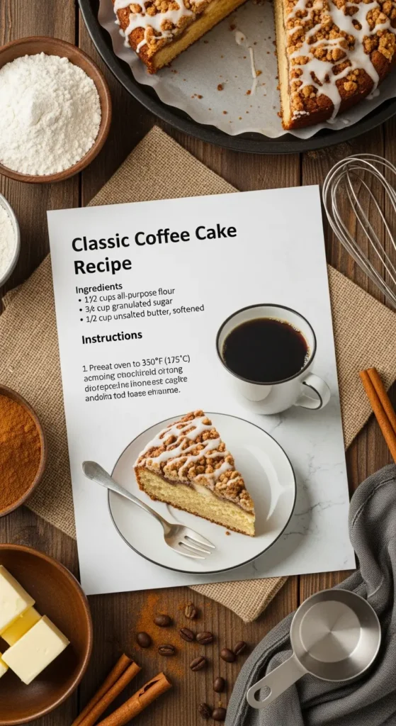 Easy Coffee Cake Recipe